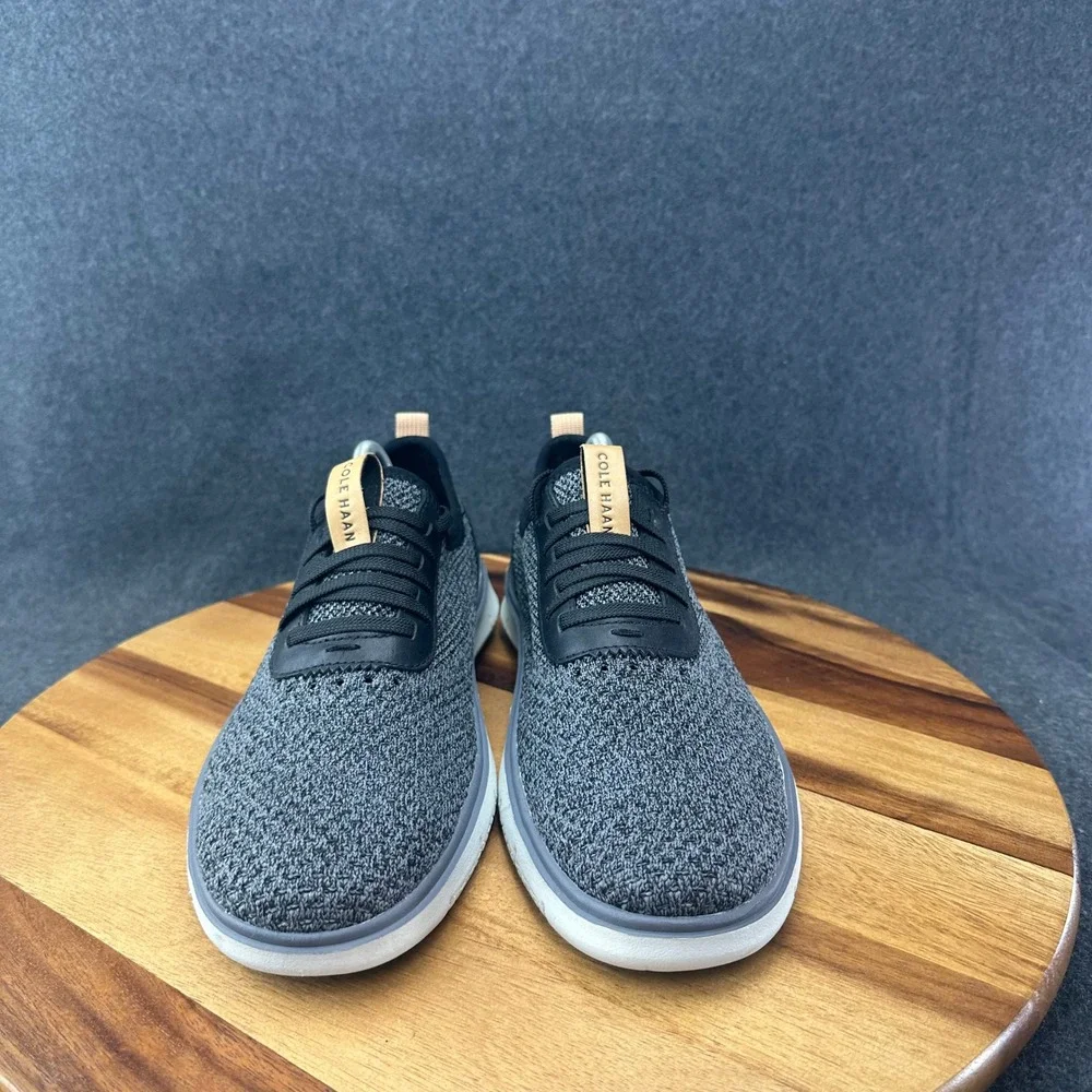 Cole Haan Generation Zerogrand Stitchlite Knit Gray Black Shoes Men's 9 C35960